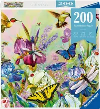 Puzzle Ravensburger din 200 de piese - Poiană înflorită