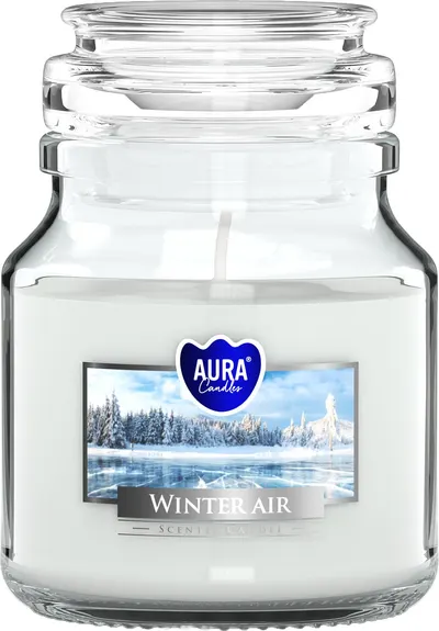 Lumânare parfumată Bispol Aura - Winter Air, 120 g