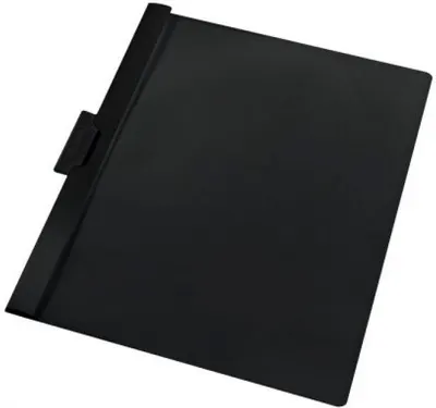 Dosar cu clip metalic Herlitz - pentru 30 de coli, negru