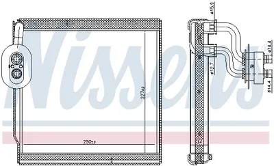 Evaporator aer conditionat potrivit HYUNDAI ELANTRA V, I30; KIA CEE D, CERATO III, PRO CEE D 1.0-1.6D 02.11