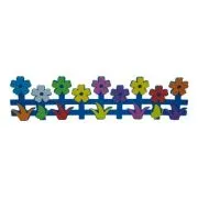 Forme decorative - hartie gumata - gard de flori, 50cm, 3mm, diverse culori, Colorarte
