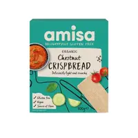 Crispbread cu faina de castane bio 100g Amisa