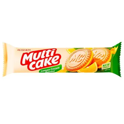 Biscuiți Multicake Lemon Cream Roshen, 180 g Engros