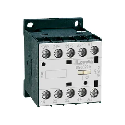 Releu contactor: AC AND DC, BG00 TYPE, AC bobina 60HZ, 230VAC, 4NO