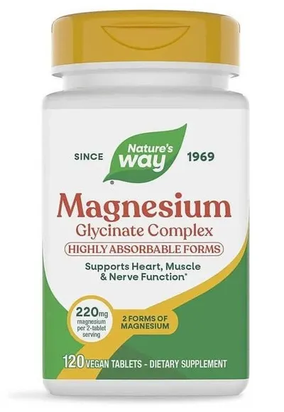 Magnesium Glycinate Complex, 110 mg, 120 tablete, Nature's Way