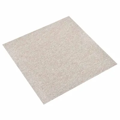vidaXL Covor 20 buc. Bej deschis 50 x 50 cm 100% polipropilenă