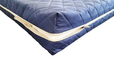 Husa impermeabila pentru saltea Somnart matlasata cu vatelina, lavabila, cu fermoar 90 x 190 x 20 cm