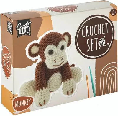 Set creativ Grafix - Maimuță de croșetat
