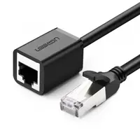 Prelungitor Cablu Retea UGREEN NW112, RJ45 - RJ45, 1m, Negru