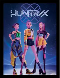 Poster cu ramă Pyramid Animation: KPop Demon Hunters - Huntrix