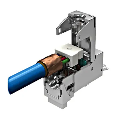 fixLink SL RJ45 shielded Cat.6a AWG 27-26 PVP PU: 1