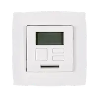 City Termostat Alb Metalic