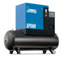 Compresor de aer profesional cu surub, cu uscator de aer - 5.5 kW, 888 L/min, 8 bari - Rezervor 500 Litri - ABAC-4152051990+0000050682