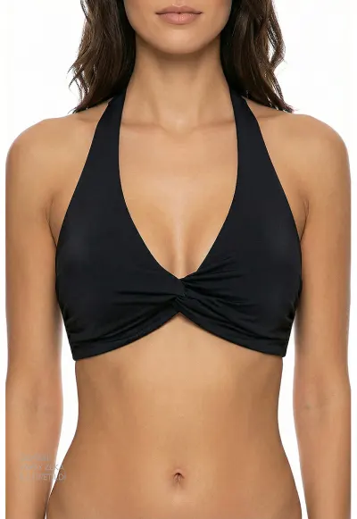 Sutien triunghiular de baie - Negru