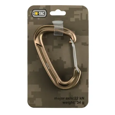 Carabiniera M-TAC Heavy Duty 22 kN – Aluminiu - KHAKI
