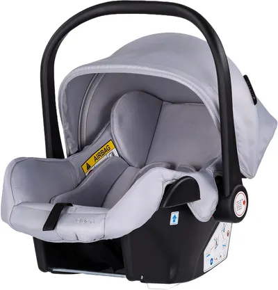 Scoică auto Chipolino - Aura, i-Size, 40-87 cm, gri tulbure