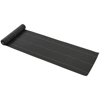 Outsunny Pânze de mulci - pânză de mulci anti buruieni 130 g/m² rezistentă la rupere permeabilă la apă anti UV 92L x 1l m | Aosom Romania