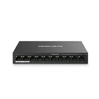 MERCUSYS DESKTOP SWITCH 10PORT MS110P POE, Interfata: 10× 10/100 Mbps, Standarde si protocoale: IEEE 802.3x Flow Control, Dime