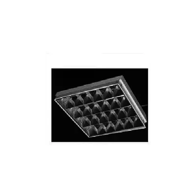 Lampa St 2x18 W Aluminiu Specular Dublu-Parabolic Dark-Light 60 Grade - Alma