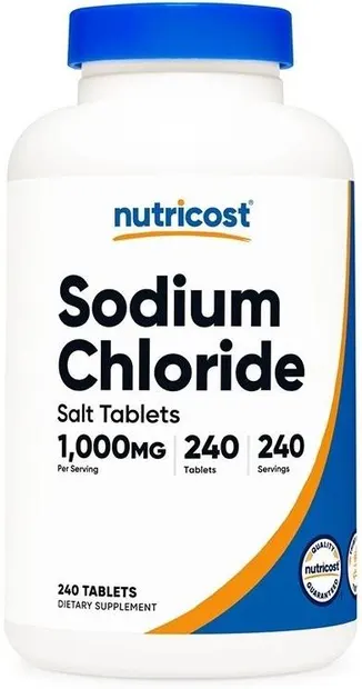 Sodium Chloride, 1000 mg, 240 tablete, Nutricost