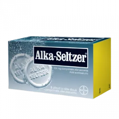 Alka-Seltzer 324 mg, Bayer | 10 comprimate efervescente