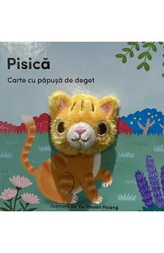 Carte cu papusa de deget: Pisica