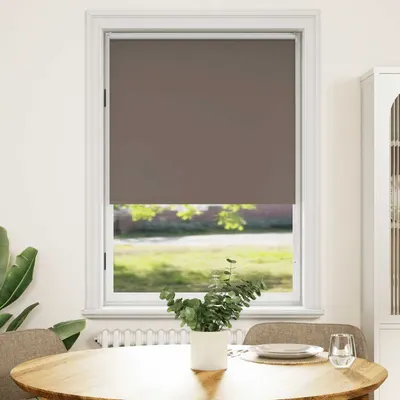 vidaXL Jaluzea opacă 84,4x175 cm, lățime material 80 cm, culoare cafea