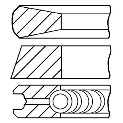 Set segmenti piston GOETZE ENGINE 08-102900-00