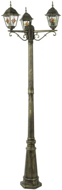 Lampă de grădină Rabalux - Monaco 8186, IP43, E27, 3 x 60W, bronz