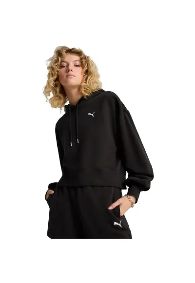 Hoodie Wardrobe Ess Relaxed Cropped Hoodie Tr