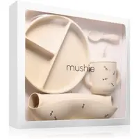 Mushie Feeding Toddler Set serviciu de masă pentru copii pentru copii mici 6m+ Bees