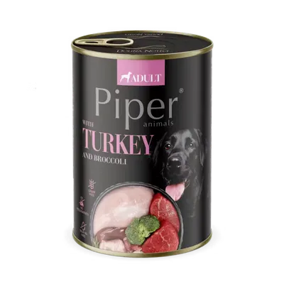 Piper Adult Dog, Carne de Curcan si Broccoli, 400 g