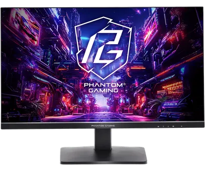 Monitor Commercial ASRock Phantom Gaming PG27QFT1B, 27", 2560 x 1440 pixeli, Black, 2 ani Garantie