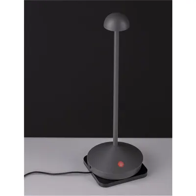 Lampa podea LUMO Nisipiu Inchis Gri Aluminiu turnat Aluminiu & Polycarbonate Frost LED 2W 120Lm 3.7V 3000K IP54 combine cu 9030608 or 9030613