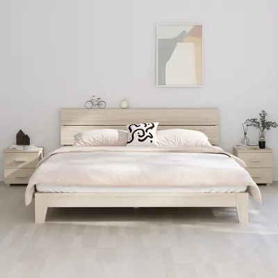 vidaXL Noptiere HAMAR 2 buc, maro miere, 40x35x44,5 cm, lemn masiv pin