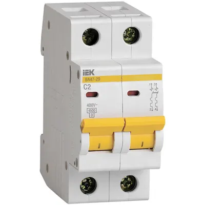Siguranta automata MCB VA47-29 2P 2A 4,5kA curba C