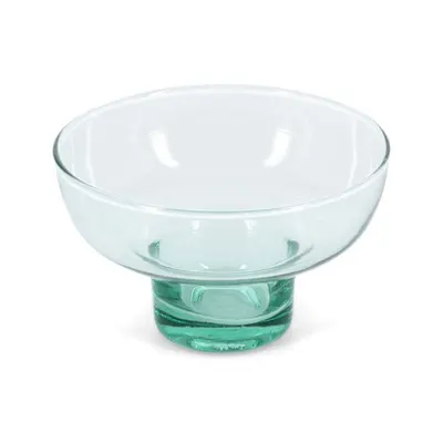 Pahar cupă verde 6 buc. pentru înghețată din sticlă reciclată 400 ml Revera – BonBistro