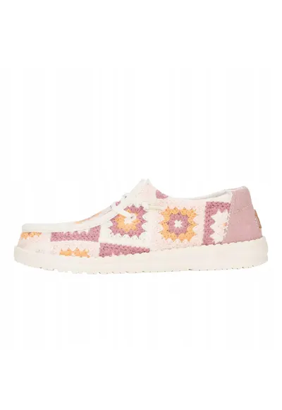 Mocasini Femei Spuma EVA - Wendy Cottage Crochet - Roz - Roz