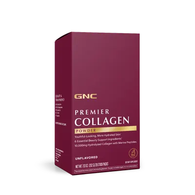 Premier Collagen Powder Formula Premium de Colagen fara Aroma, 20 plicuri x 10.01g, GNC