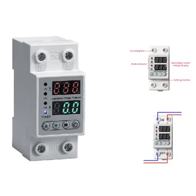 Releu monitorizare digital/reglabil AFMEP – 2P/32A
