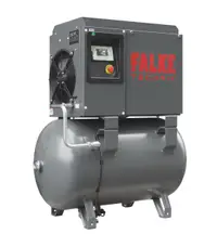 Compresor de aer profesional cu surub, cu invertor - 3.7kW, 450 L/min, 8bari - Rezervor 300 litri - Falke-FFTG-3.7-300L-8b-230V