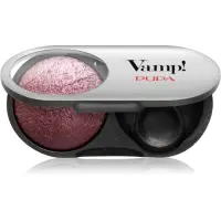 PUPA Milano Vamp! Radiant Baked Eyeshadow fard de culoare vibranta si lunga durata culoare 104 - Deep Plum 1 g
