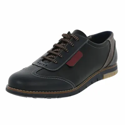 Pantofi Barbati din Piele Naturala Moldoveanu Gri AS0067 40
