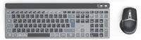 Set tastatură și mouse Hama - WKM-750, wireless , Chirilizat, negru/gri