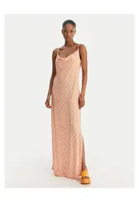 Rochie de vara - portocalie - viscoza