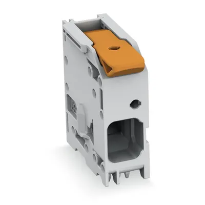PCB terminal block; lever; 16 mm²; Pin spacing 10 mm; 1-pole; Push-in CAGE CLAMP®; 16,00 mm²; red