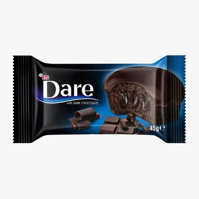 Prajitura cu ciocolata neagra Eti Dare 45g Engros