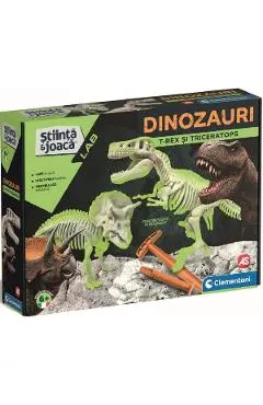 Stiinta si joaca: Dinozauri: T-Rex si Triceratops