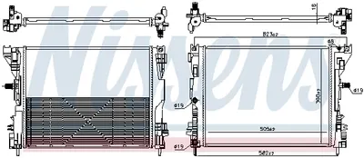 Radiator racire motor potrivit TOYOTA TACOMA 2.7 4.0