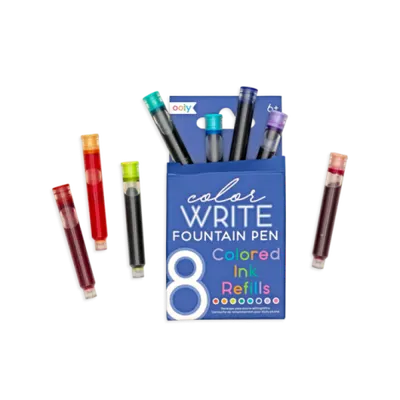 Rezerve Color Write pentru stilouri - set 8 culori